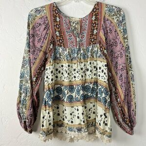 Bohemian Floral Women's Blouse